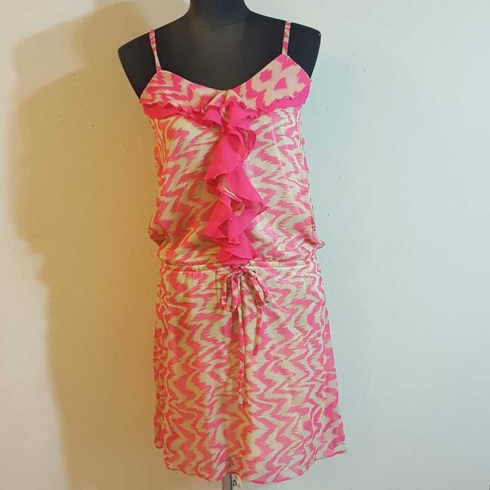 Joy Joy Sheath Pink Tank Dress